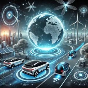DALLE 2024-07-13 050838 - An illustration showing futuristic hydrogen-powered vehicles and AI technology representing Hyundais goal of achieving carbon neutrality by 2050 Th - innovaTopia