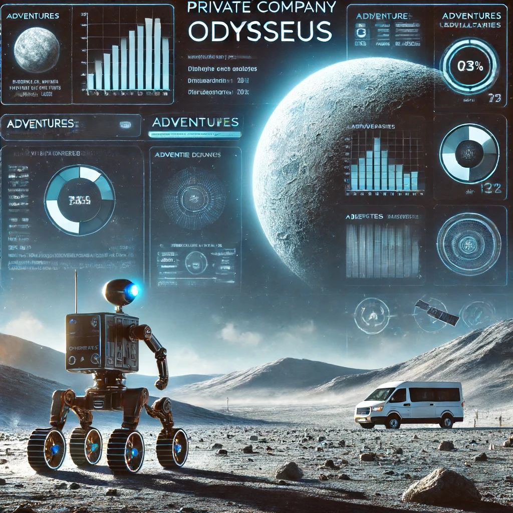 月面に着陸した民間企業製ロボット、Odysseusの冒険と挑戦