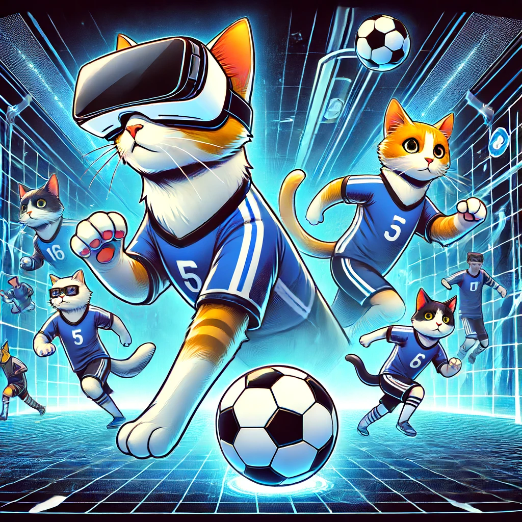 猫が主役のVRサッカーゲーム「PAWBALL」、開発中！ - innovaTopia - （イノベトピア）