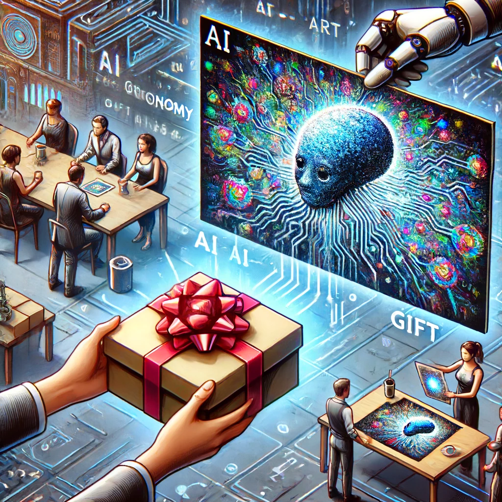 AI生成アートの贈り物、贈与の経済学に新たな議論を投じる - innovaTopia - （イノベトピア）