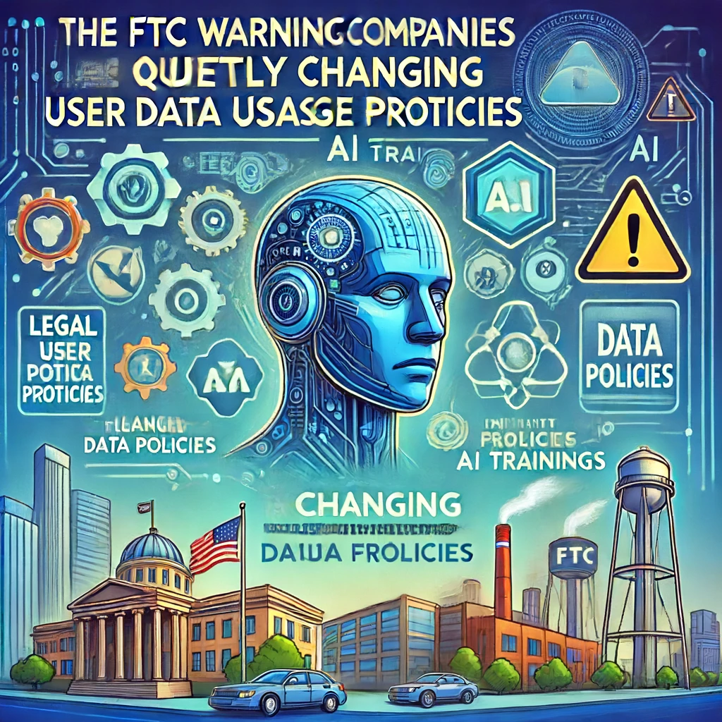 FTC警告: 企業が「静かに」ユーザーデータ利用規約を変更、AIトレーニングに影響 - innovaTopia - （イノベトピア）