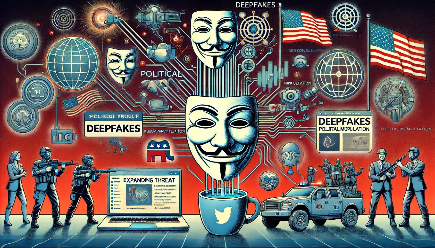 ディープフェイクの脅威拡大、政治を揺るがす情報操作の現実