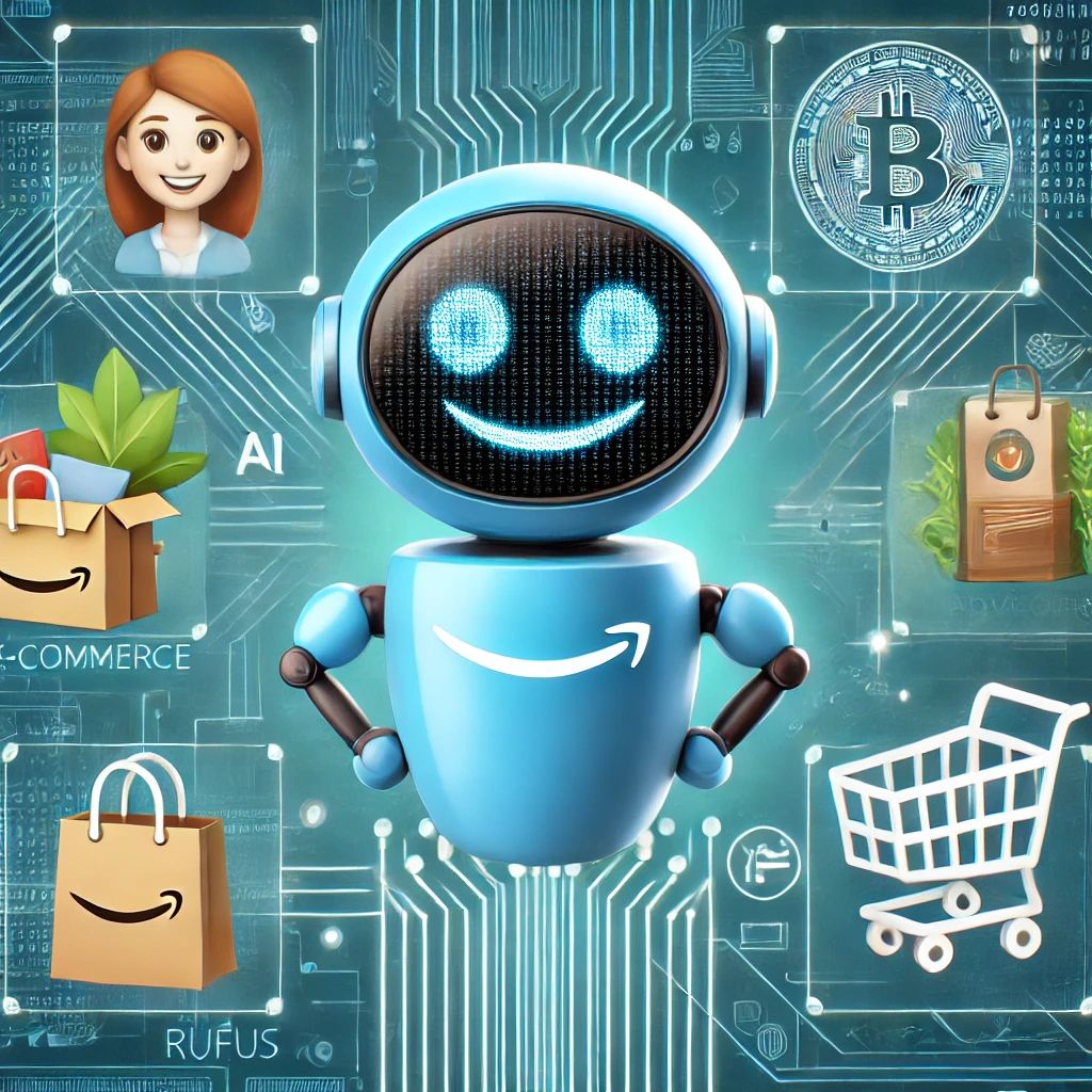 DALLE 2024-06-23 083809 - An AI shopping assistant symbolized by a friendly digital character named Rufus revolutionizing the shopping experience for Amazon customers The - innovaTopia