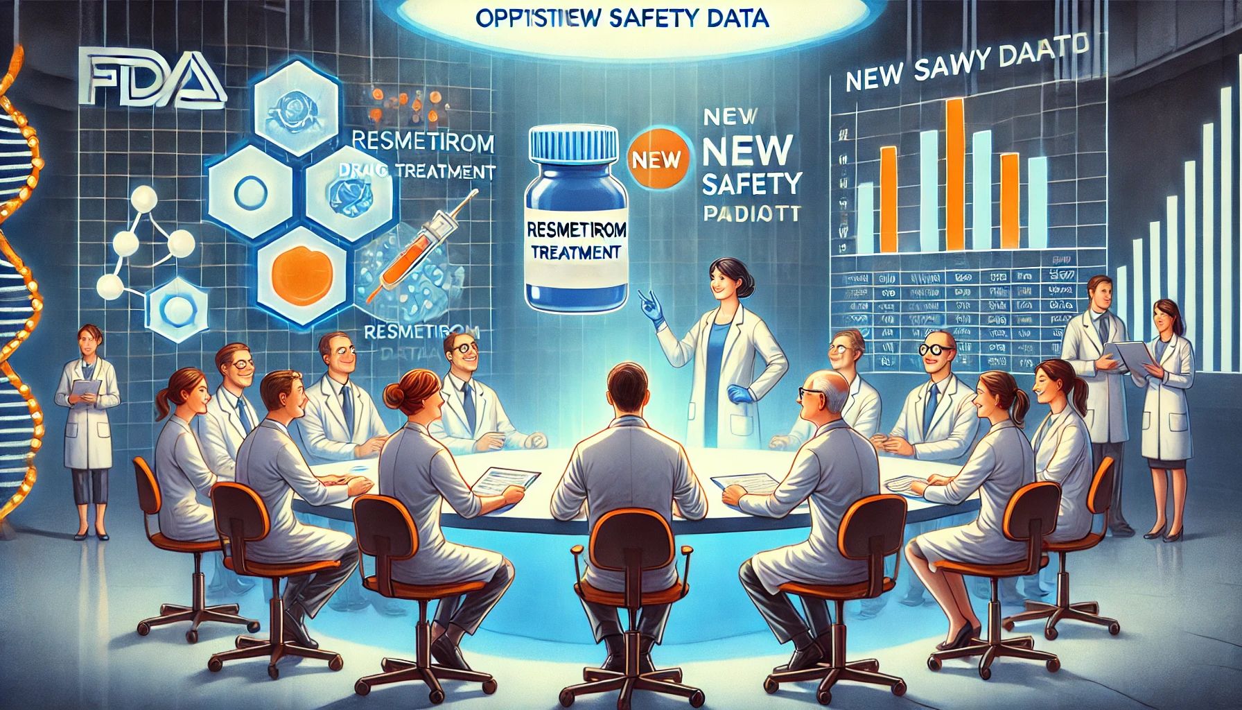 NASH治療薬候補Resmetirom、FDA承認へ楽観的な新安全性データ公開