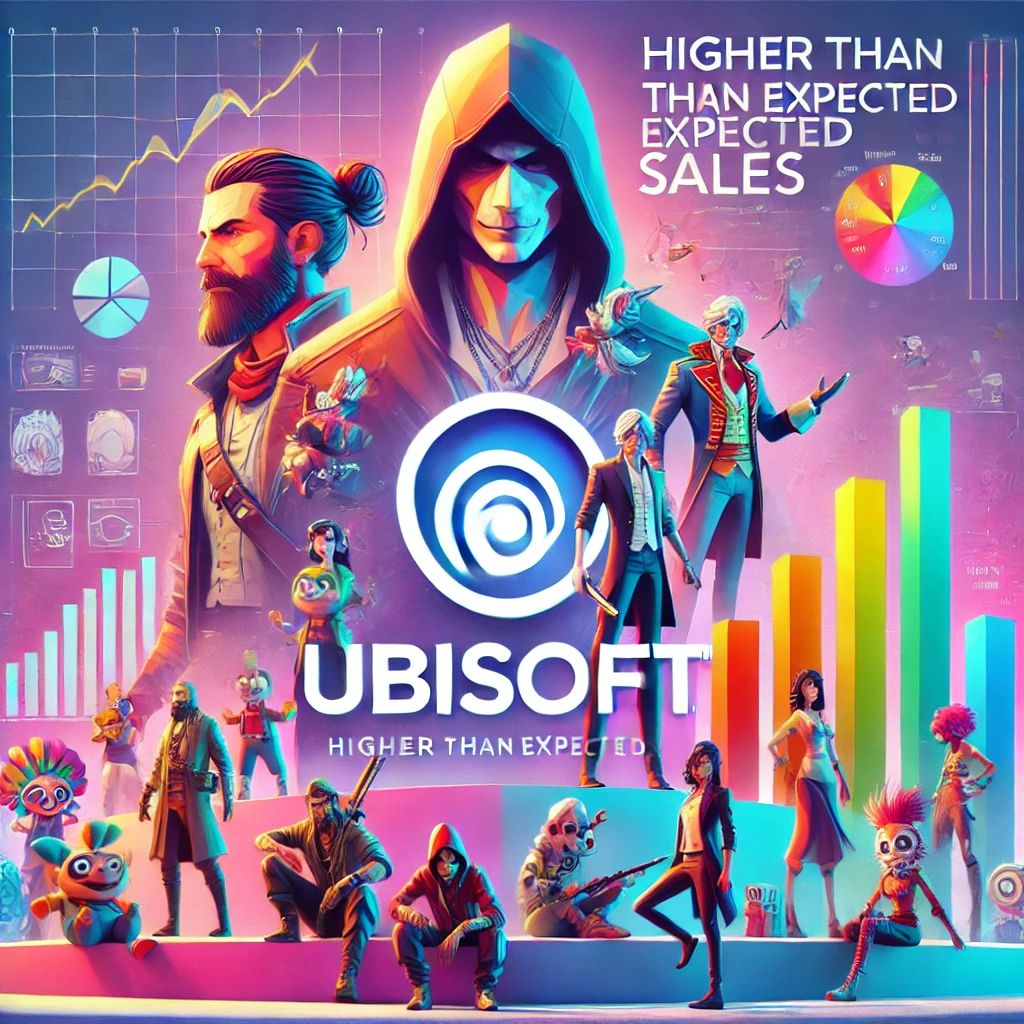 Ubisoft、売上予想を大幅に上回る – 新作ゲームが好調に貢献