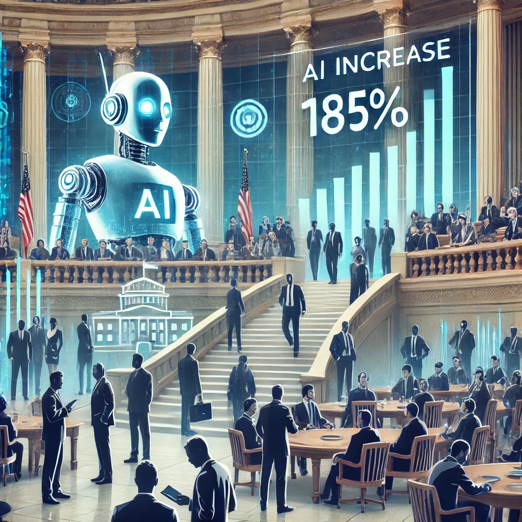 AIロビー活動、2023年に前年比185%増で社会に波紋