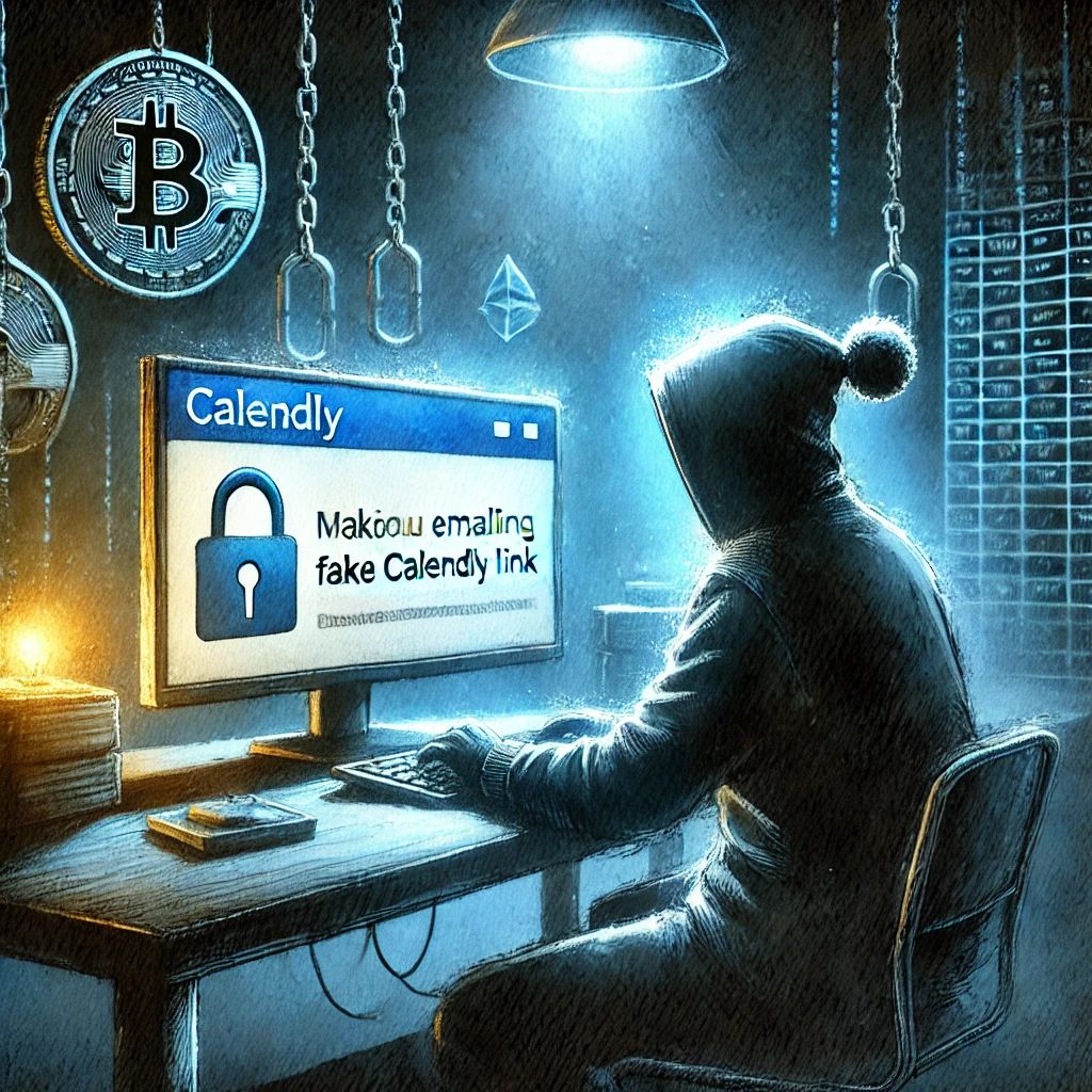 暗号通貨投資家を狙う新たなマルウェア攻撃、Calendlyを通じた罠に注意!
