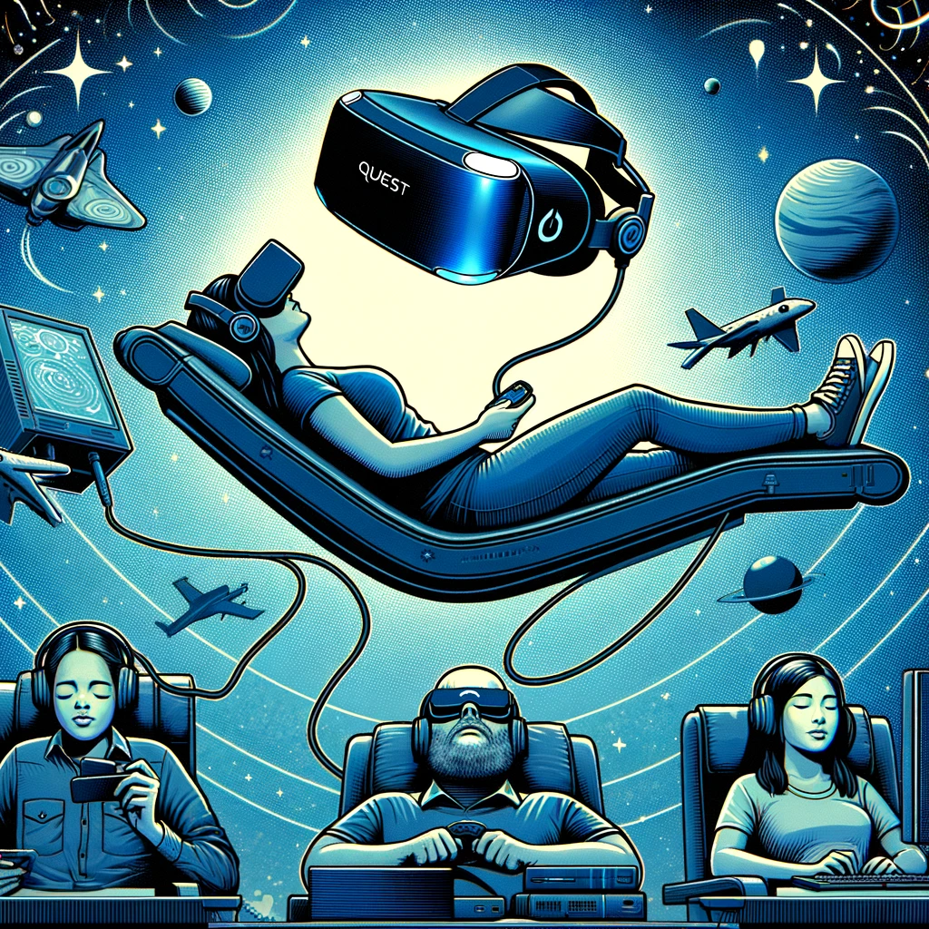 MetaのQuestヘッドセット、横になりながらVR体験可能に！ - innovaTopia - （イノベトピア）