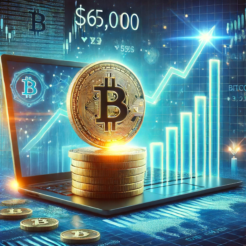 ビットコイン65,000ドル突破、米国株も好調な動きを見せる - innovaTopia - （イノベトピア）