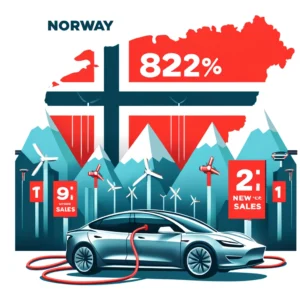 ノルウェーでEVが新車販売の82%を占める時代到来、テスラが先導 - innovaTopia - （イノベトピア）