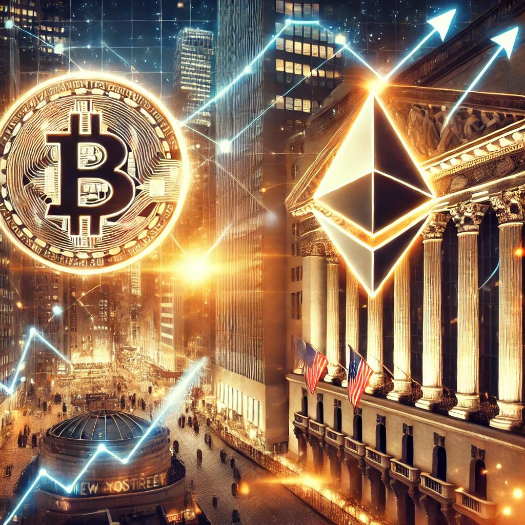 イーサリアムとビットコイン、投資の新時代へ: ウォールストリートが注目
