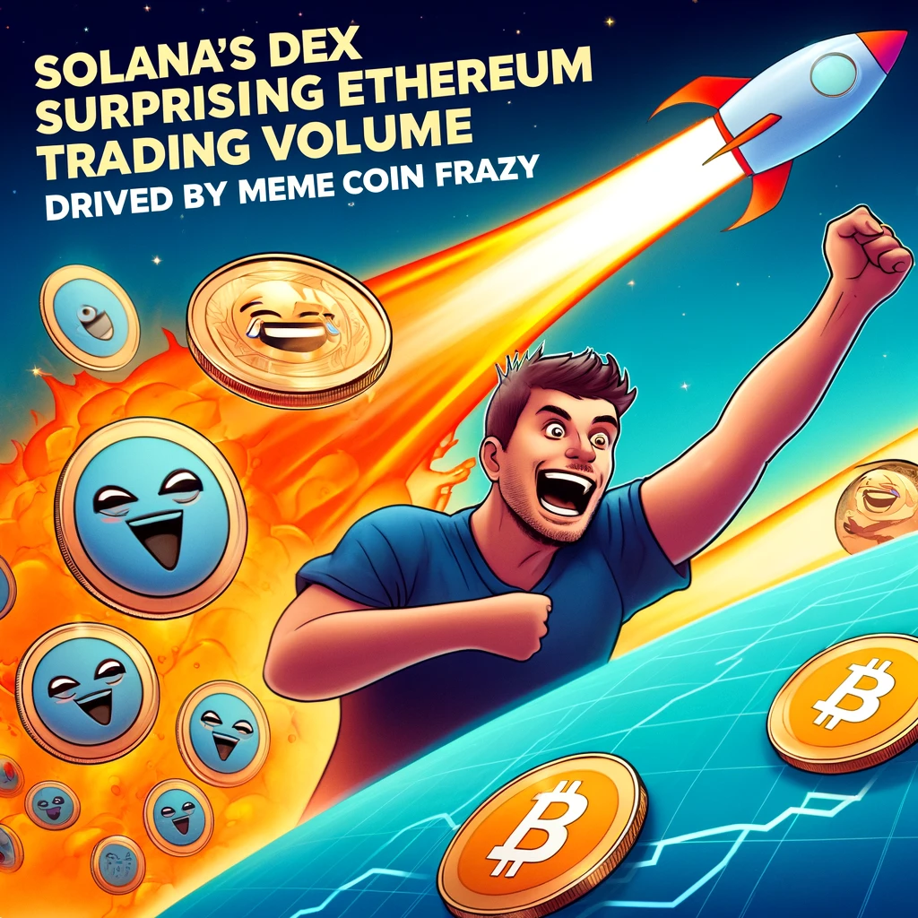 SolanaのDEX、Ethereumを取引量で上回る - ミームコイン熱狂が火付け役 - innovaTopia - （イノベトピア）