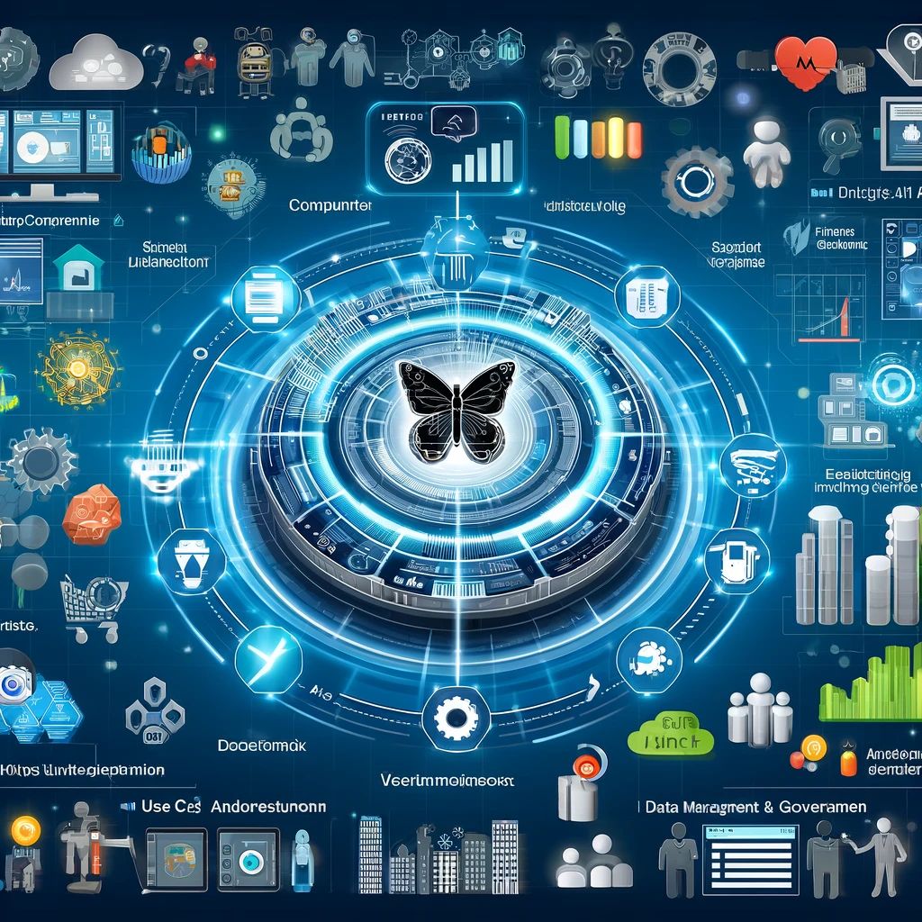 DALLE-2024-04-10-095653-Illustrate-a-futuristic-platform-representing-IBM-Watsonx-showcasing-multiple-AI-models-data-management-and-governance-tools-This-platform-is-in-t - innovaTopia