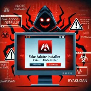 警告：偽Adobeインストーラーが多機能マルウェア「Byakugan」を拡散