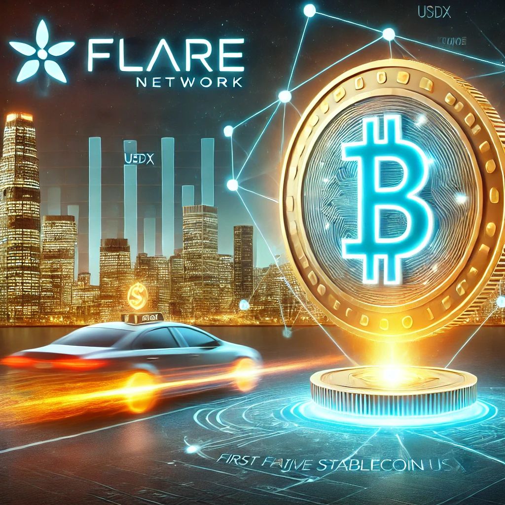 Flare上の初ネイティブステーブルコインUSDX、DeFi活動を加速