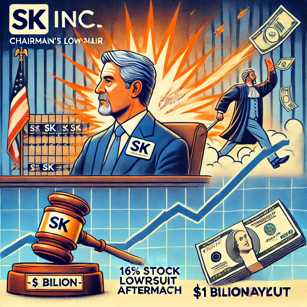 SK Inc.会長の離婚訴訟後、株価16%急騰：10億ドル支払い命令の波紋 - innovaTopia - （イノベトピア）