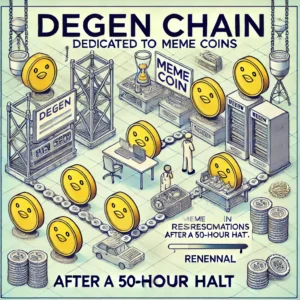 ミームコイン専用Degen Chain、50時間の停止後に復旋 - innovaTopia - （イノベトピア）