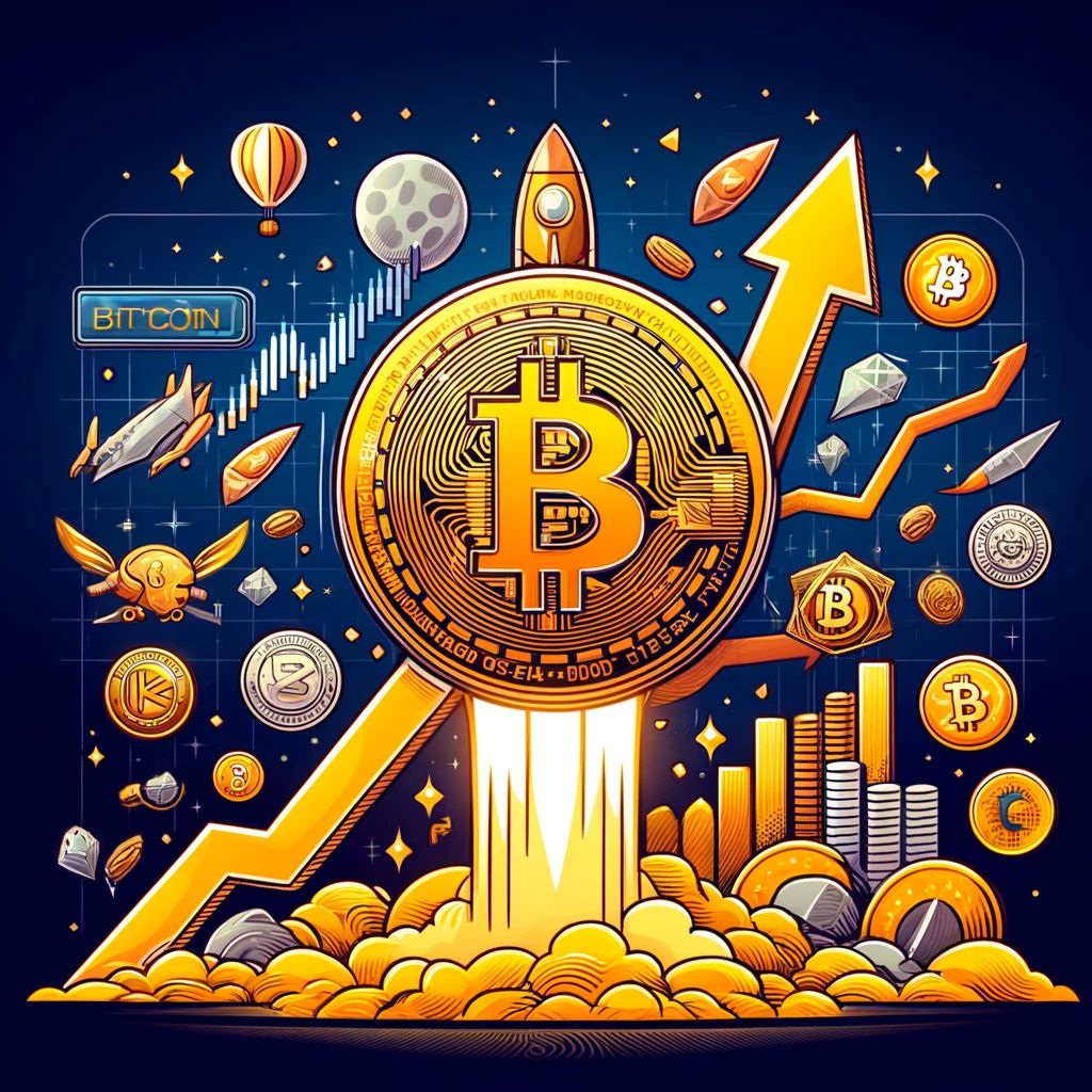 ビットコイン71,000ドル突破、アルトコイン市場も活況