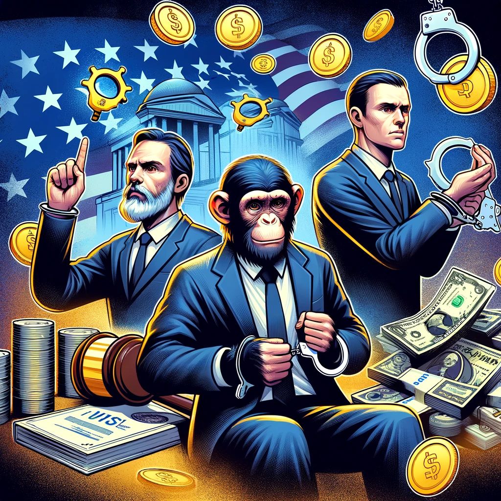 米国、Evolved Apes NFT詐欺事件で3人を起訴