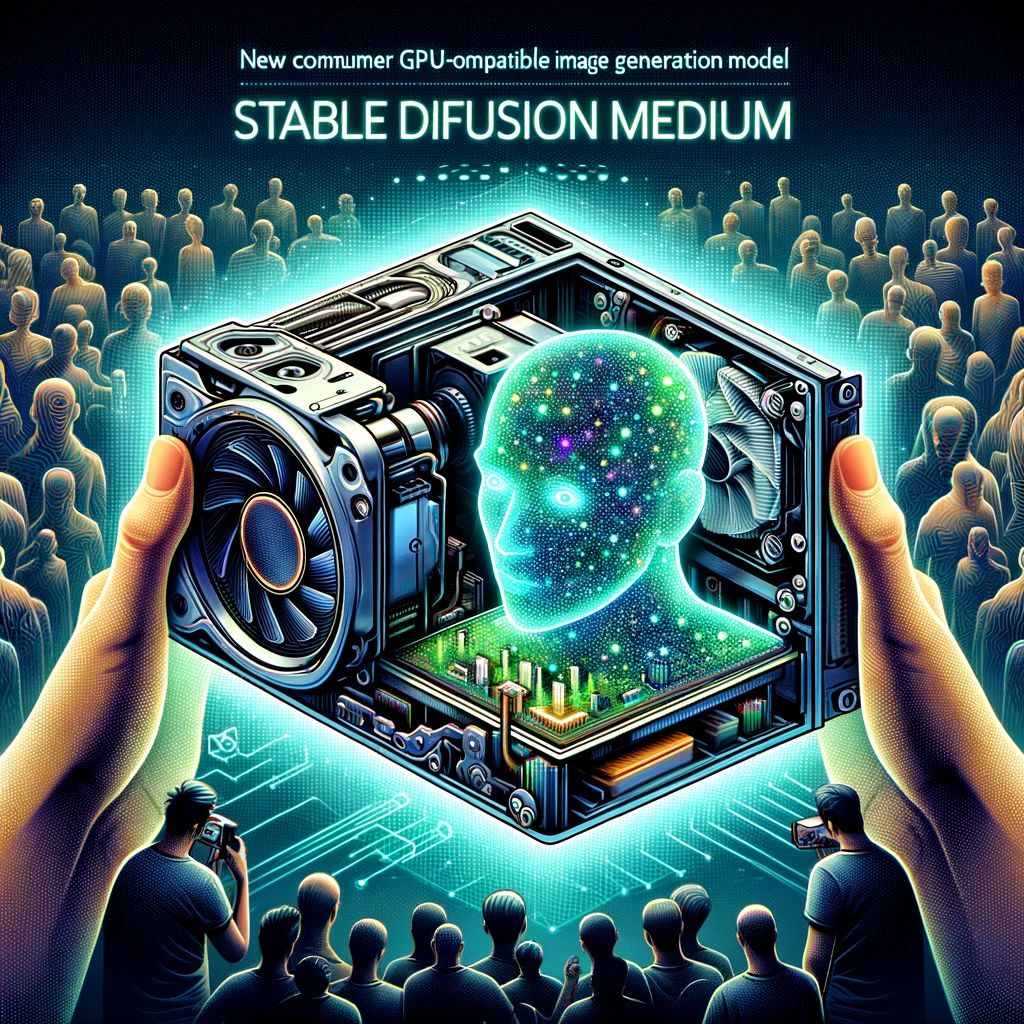 Stability AI、消費者向けGPU対応の新画像生成モデル「Stable Diffusion Medium」発表