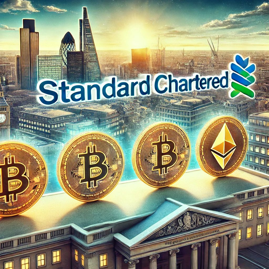 スタンダードチャータード、ロンドンにビットコインとイーサ取引デスク設立へ