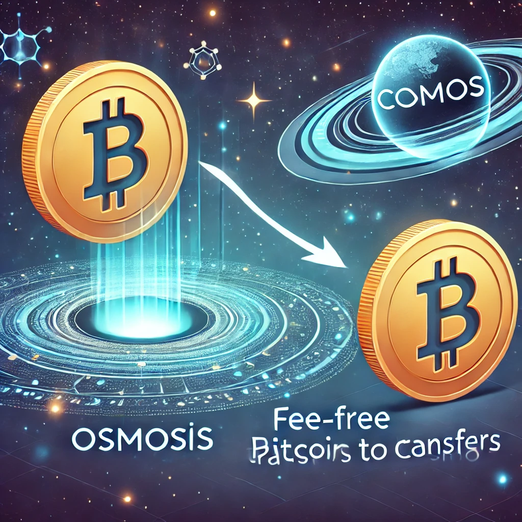 Osmosisが採用、手数料無料でビットコインをCosmosに移動可能に - innovaTopia - （イノベトピア）