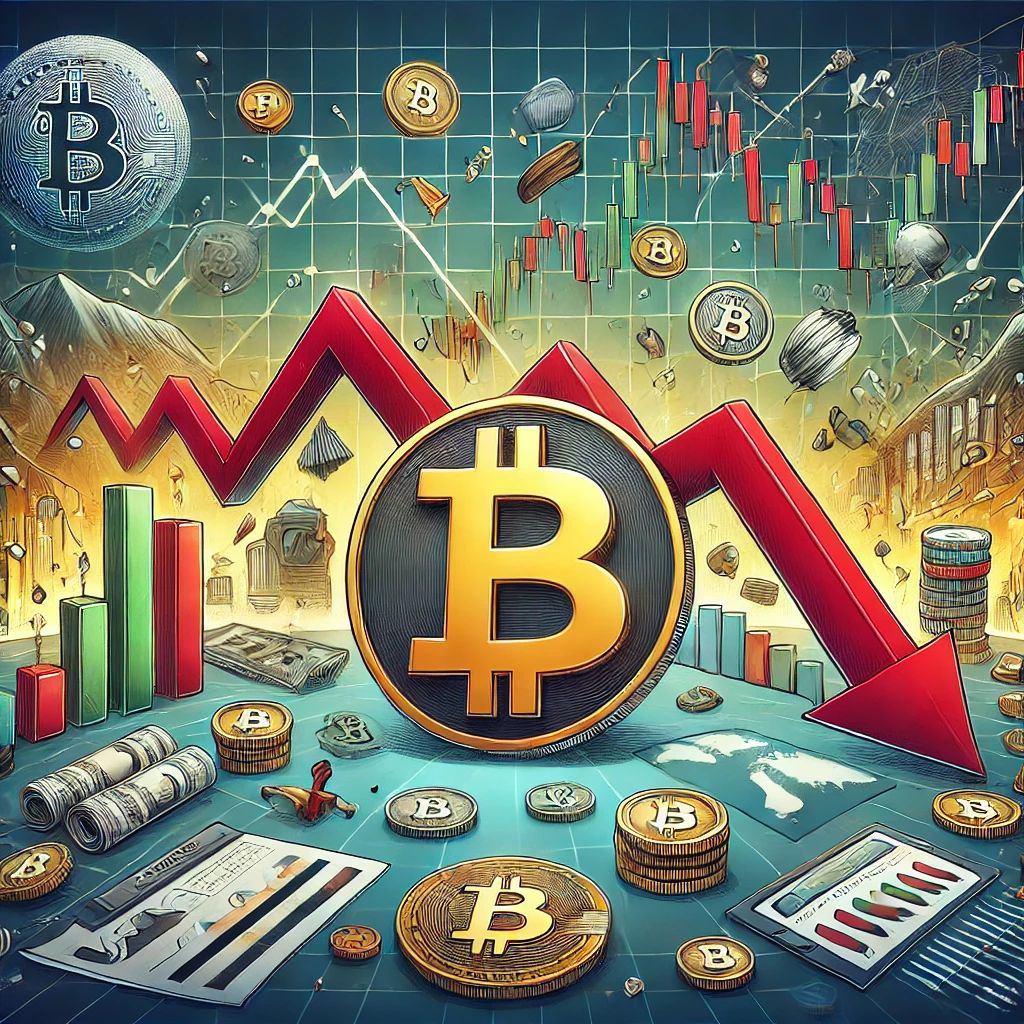 ビットコイン価格、1か月超で最低レベルに転落、市場は不安定さを露呈