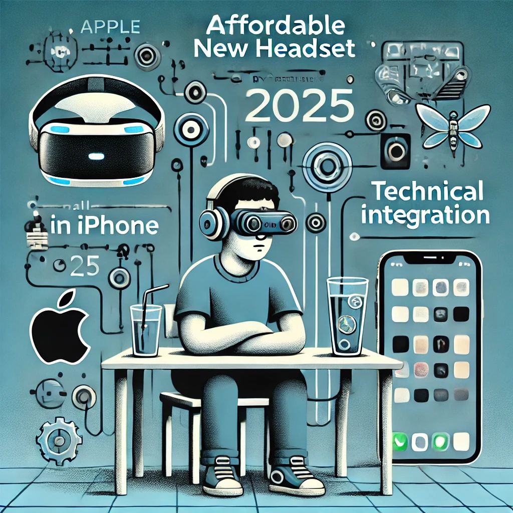 Apple、2025年末に手頃な価格の新ヘッドセット発売へ、iPhone連携に課題も