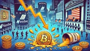 ビットコイン10%減、ナスダックのラリーに疑問符 – 市場の流動性に警鐘