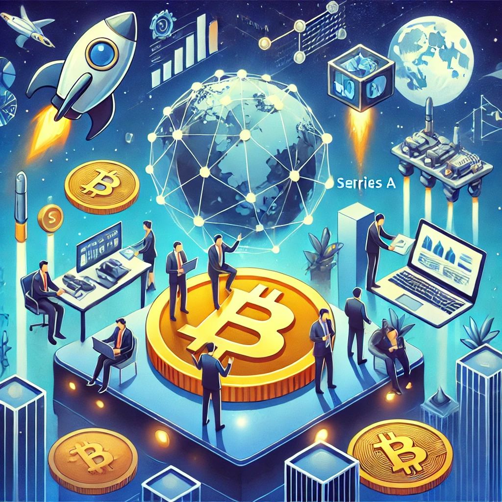 DALLE 2024-06-26 201335 - Illustration of Crossover Markets raising million in Series A focusing on innovation in cryptocurrency trading - innovaTopia