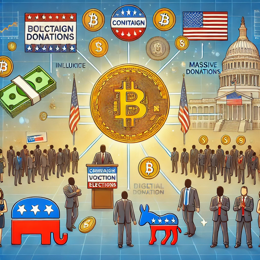 デジタル資産業界、選挙への巨額寄付で政治影響力を拡大 - innovaTopia - （イノベトピア）
