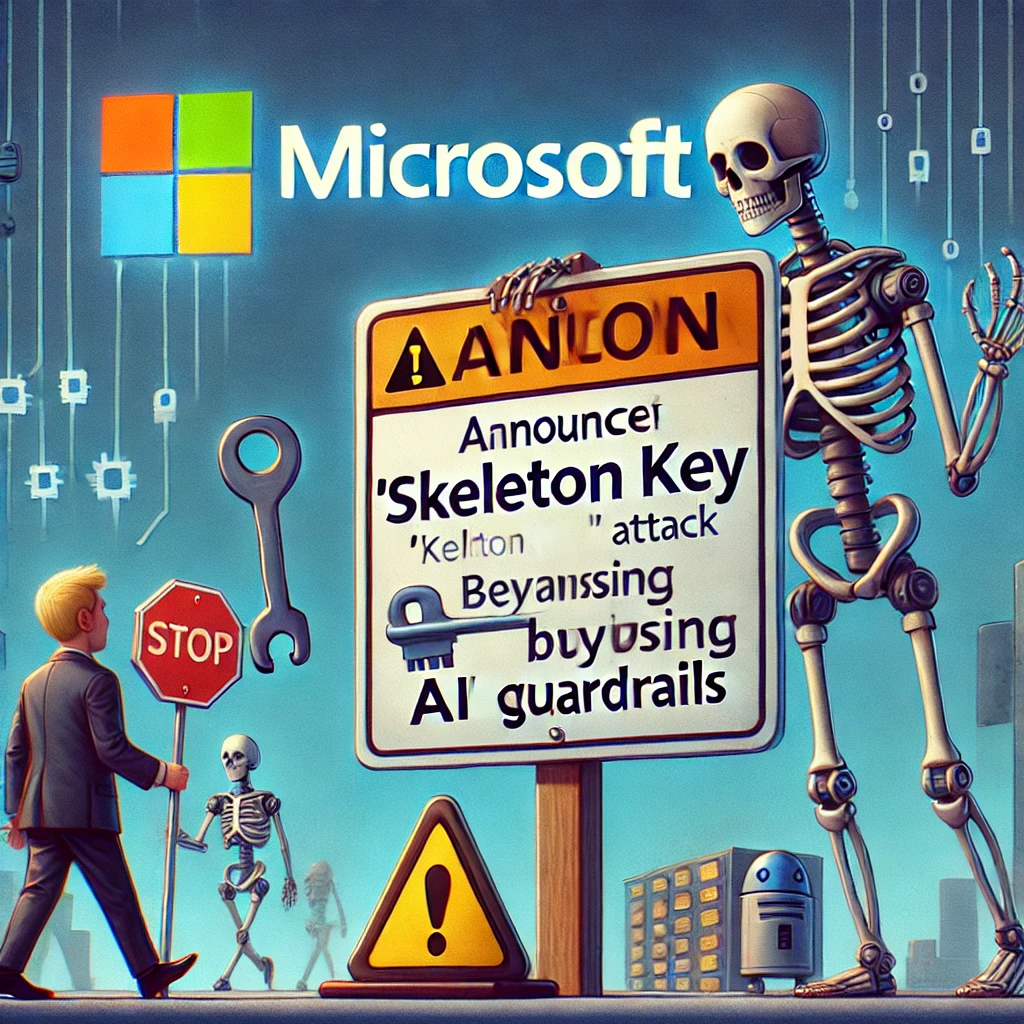 警告：マイクロソフトが「スケルトンキー」攻撃を発表、AIガードレールを回避 - innovaTopia - （イノベトピア）