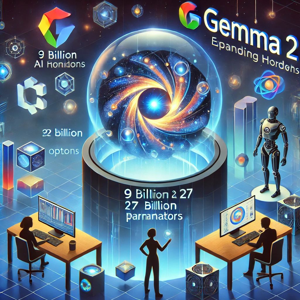 Google、Gemma 2モデルでAIの地平を拡大：90億と270億パラメータオプションで開発者に新たな可能性を提供