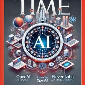タイム誌、AI時代への航海開始: OpenAIとElevenLabsと提携