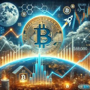 ビットコイン59,000ドル超え、市場の短期回復と将来の不確実性