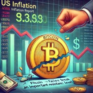 ビットコイン、米インフレ報告後も重要抵抗線突破ならず