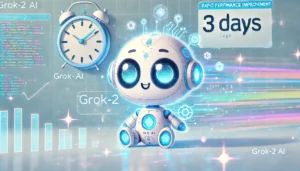 Grok-2、3日間のコード書き直しで性能30%向上 – xAIが次世代AI開発の加速を実証