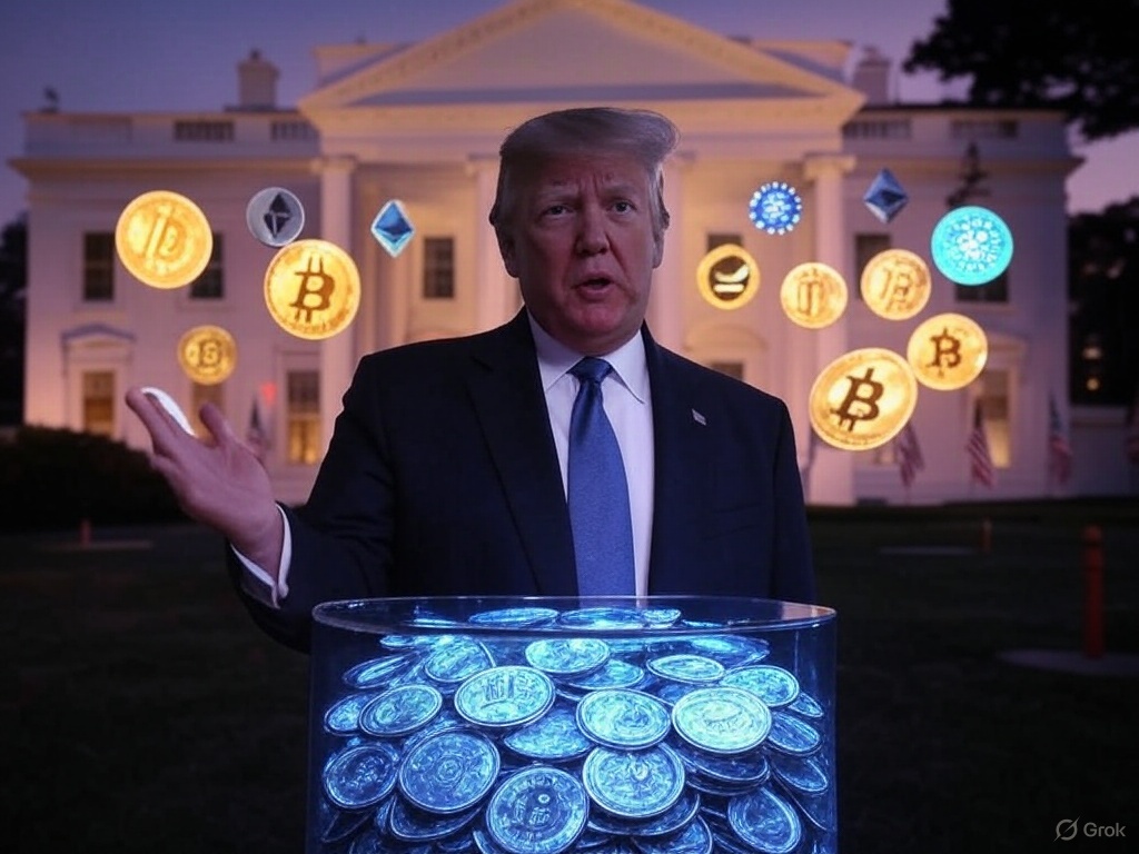 トランプ大統領、ビットコインやXRPを含む戦略的暗号通貨準備金を発表 – 米国の暗号資産政策に大転換