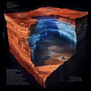 スミソニアン発見の「火星紅海」：メデューサ・フォッサ地下水資源が民間宇宙競争を加速