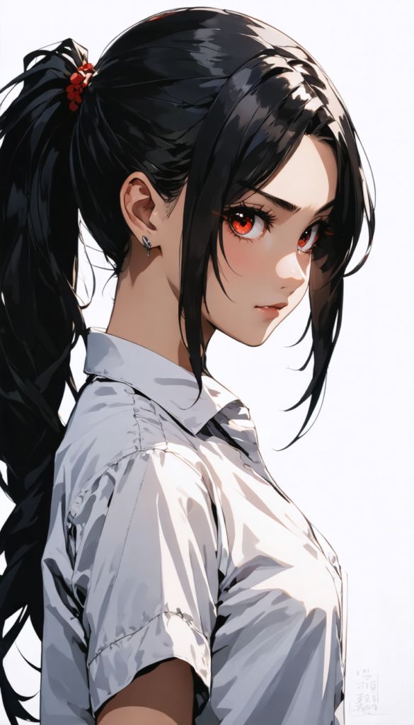 1girl_black_hair_red_eyes_ponytail_20250414092119_01 - innovaTopia