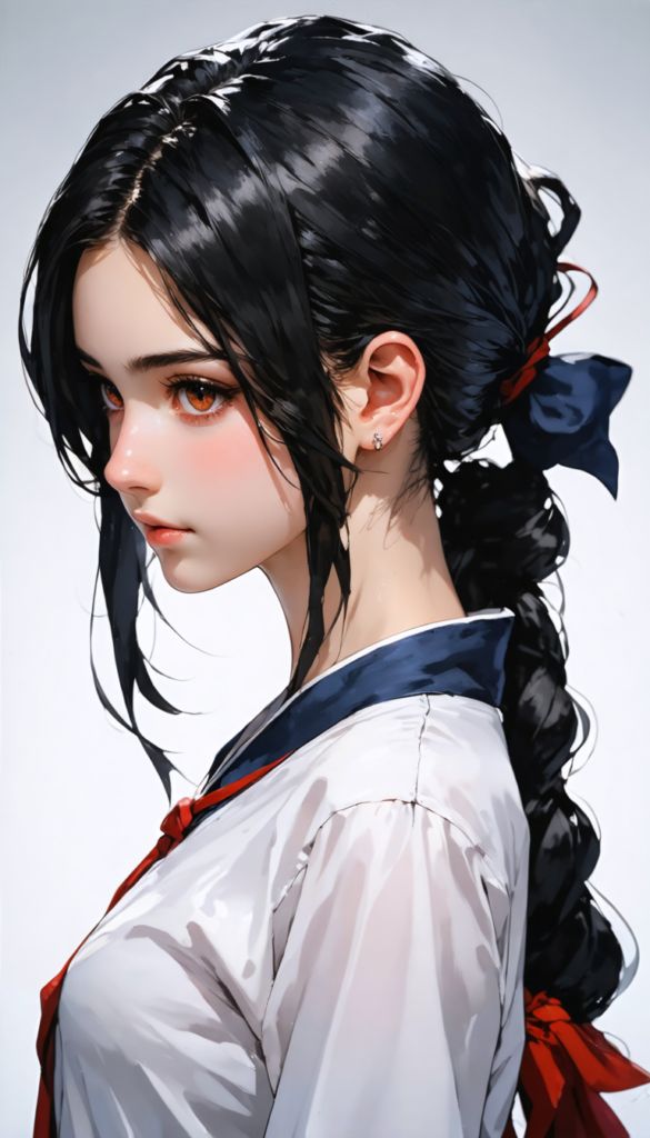 1girl_black_hair_red_eyes_ponytail_20250414092120_02 - innovaTopia