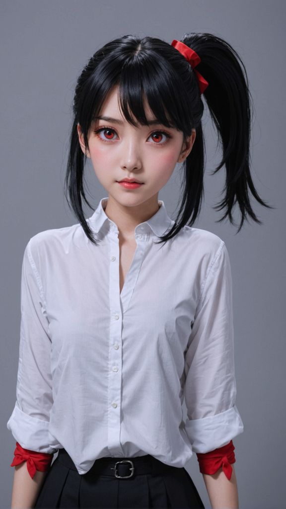 1girl_black_hair_red_eyes_ponytail_20250418062337_04 - innovaTopia
