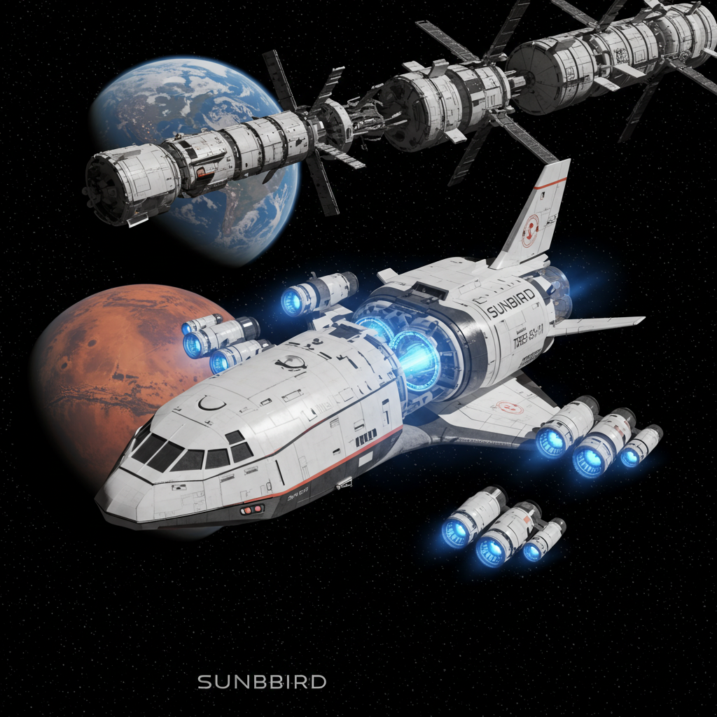 パルサー・フュージョン「サンバード」核融合ロケット、火星到達を4ヶ月に短縮へ｜2027