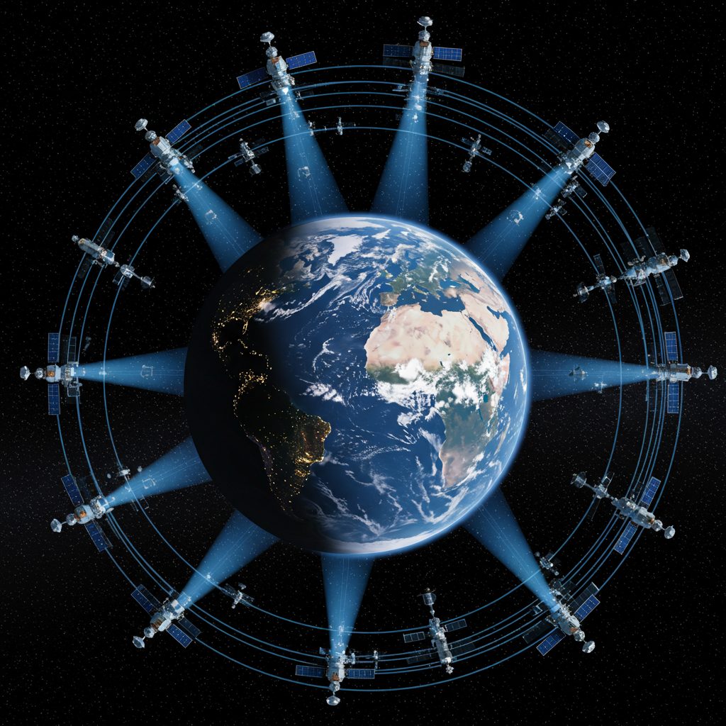 衛星メガコンステレーション新技術：35分で地球全体を観測可能に — 中国・