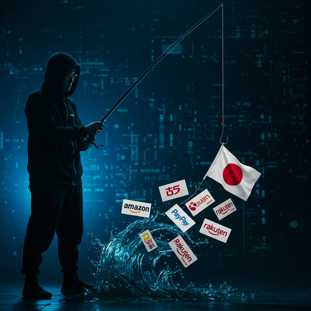 CoGUIフィッシングキット：中国ハッカーが日本を標的に1億7200万件の攻撃 – 高度な検知回避技術で被害拡大