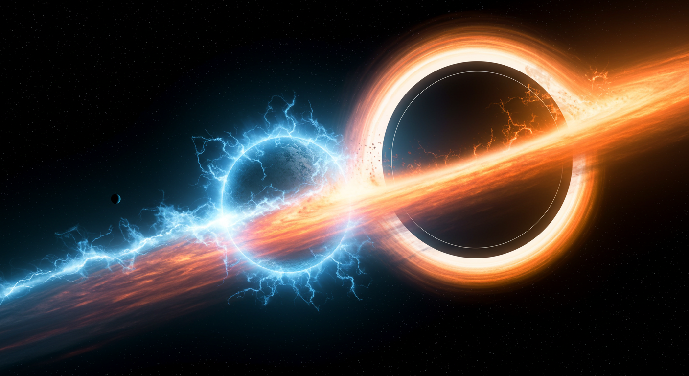 Caltech研究チームがブラックホール・中性子星衝突の瞬間を完全再現、高速電波