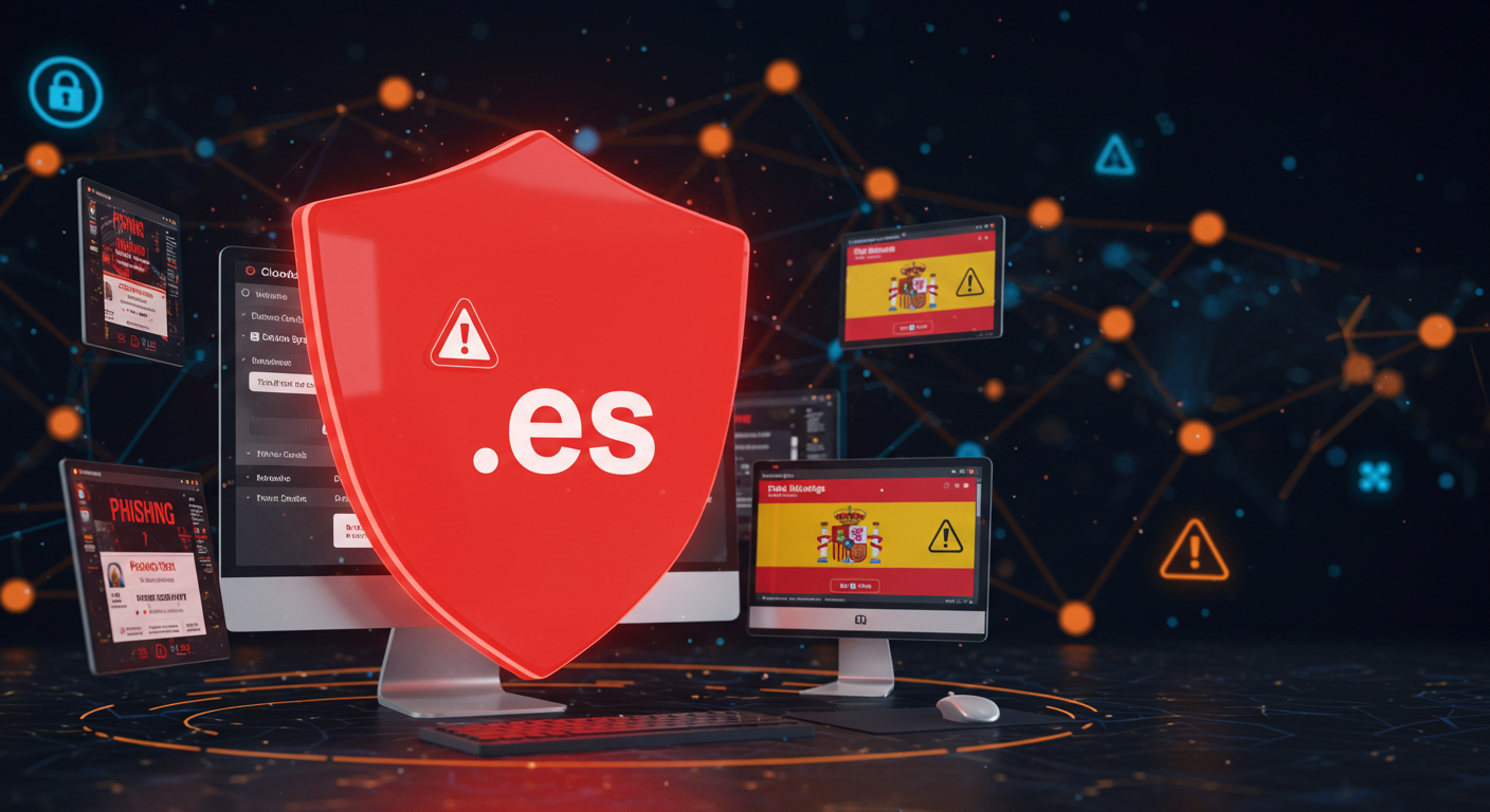 スペイン.esドメイン悪用のフィッシング攻撃急増、Cloudflareインフラで偽Microsoft認証画面を