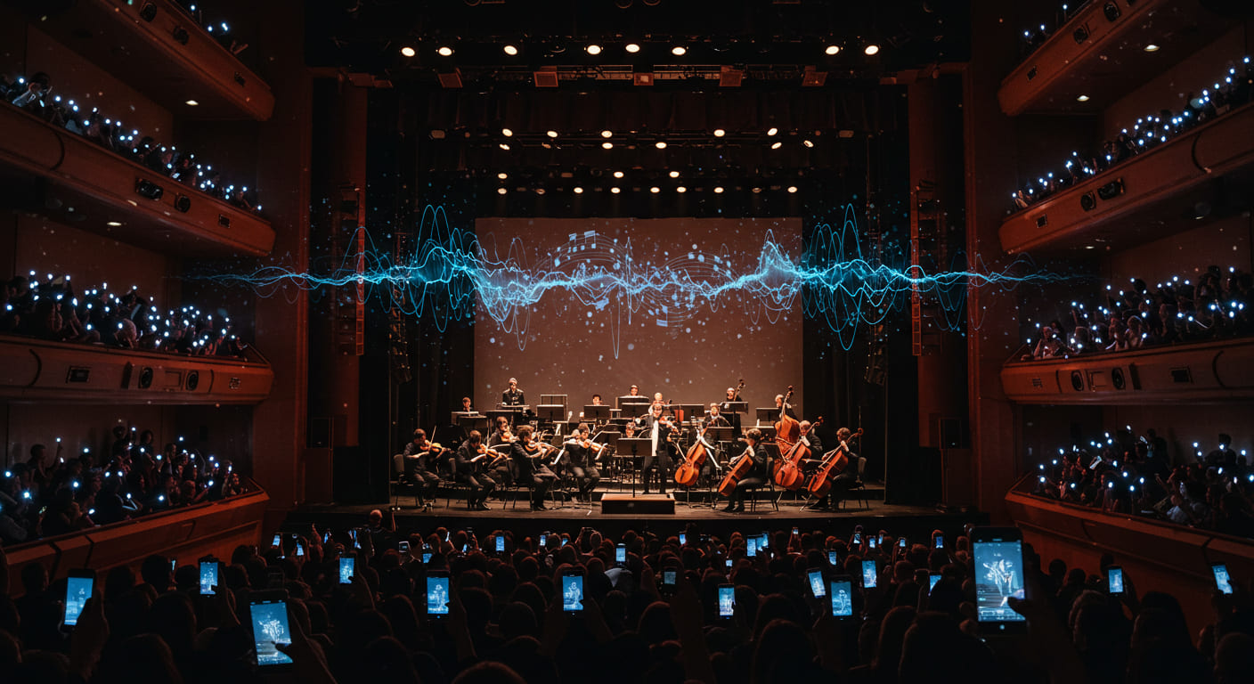A Far Cry × MIT「FUTURE PHASES」— スマホも楽器に、AIと弦楽オーケストラが織りなす次世代音楽体験 - innovaTopia - （イノベトピア）