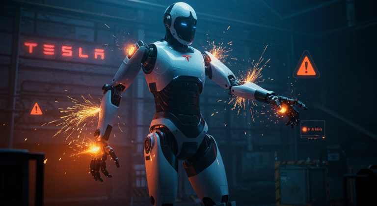 Tesla Optimus開発一時停止、関節モーター過熱など技術的問題が深刻化