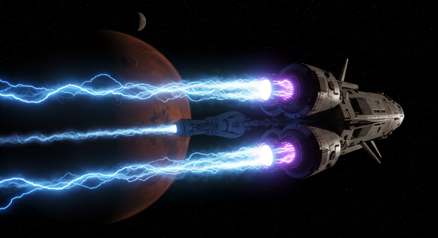 プラズマ推進技術の革新：火星まで2か月、宇宙旅行の新時代が